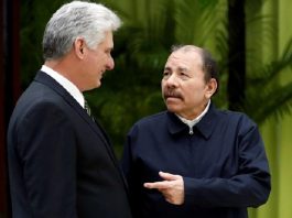 Díaz-Canel se atreve a felicitar publicamente al presidente Daniel Ortega por su victoria en las elecciones en Nicaragua, a pesar de ser consideradas una "burla" internacional