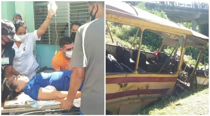 Actualización: Dos menores graves y dos personas operadas tras accidente masivo en Santiago de Cuba