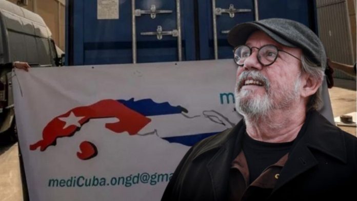 Llega a Cuba contenedor con insumos médicos valorados en 300 mil euros, que fueron donados por Silvio Rodríguez y comprados con lo recaudado en dos conciertos que ofreció en España