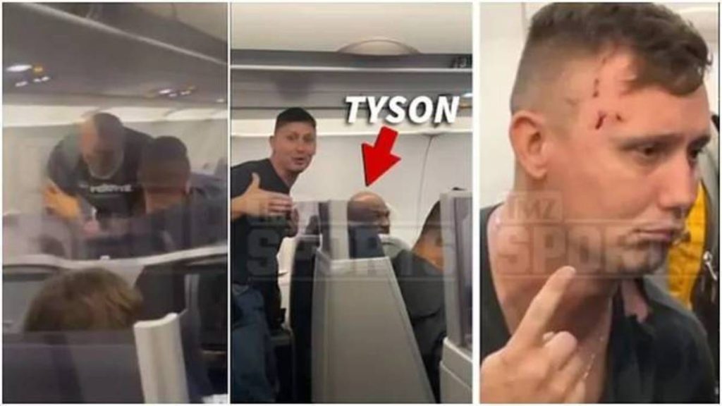 Perdió la cabeza: Mike Tyson se volvió loco y agarró a golpes a un hombre en pleno avión (+ Video)