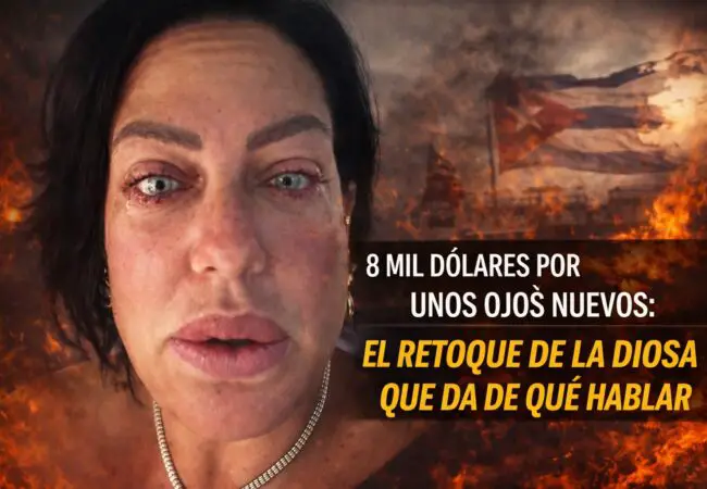 8 mil dólares por unos ojos nuevos: el retoque de La Diosa que da de qué hablar