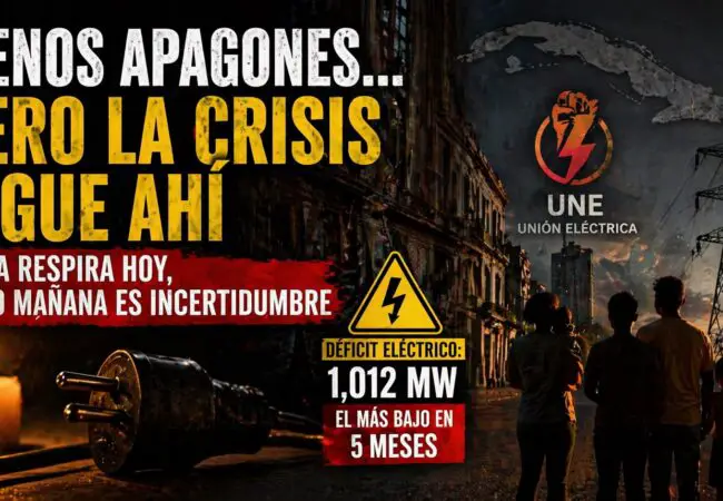 ¿Disminuyen los apagones? Régimen cubano prevé el menor déficit en meses