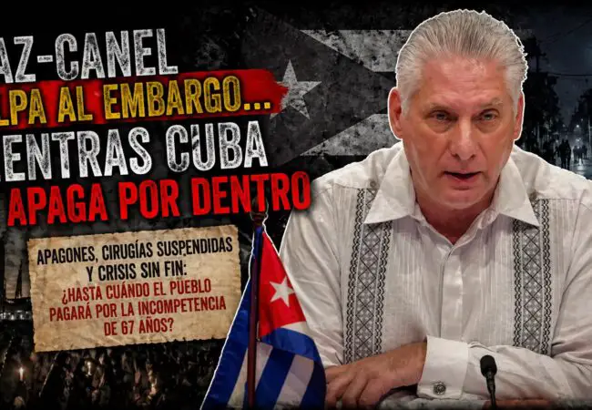 Díaz-Canel repite su perolata de que la Revolución habría tenido más «conquistas» de no ser por el embargo