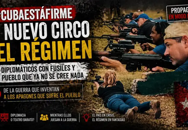 Diplomáticos con fusiles: el nuevo show del régimen que desató la burla en redes