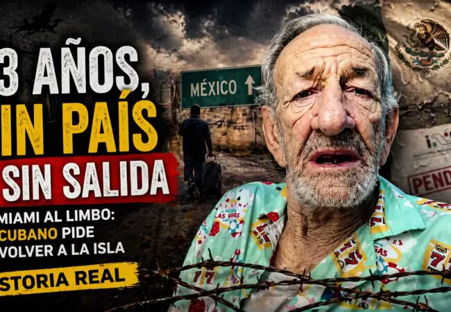 De Miami al limbo migratorio en México: cubano de 73 años lucha por no terminar deportado a Cuba