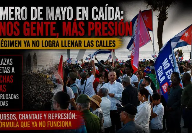 El 1ro de Mayo mostró en las calles que el régimen a perdido apoyo a pesar de las amenazas a los trabajores para asistir