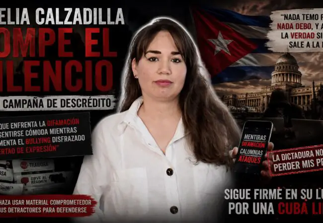 Amelia Calzadilla rompe el silencio tras ataques: ‘La dictadura no me hará perder mis principios