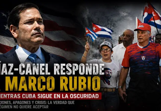 Díaz-Canel responde molesto a Marco Rubio después que este lo llamara «comunista incompetente»