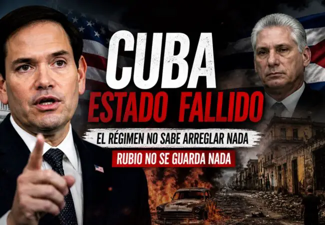 Marco Rubio endurece su tono sobre Cuba y lanza fuerte mensaje al régimen: «Las cosas van a cambiar»