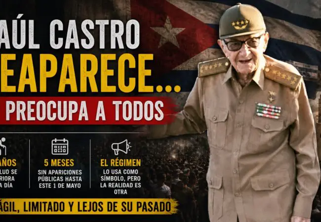 Reaparece Raúl Castro y desata alarmas: su deteriorado estado físico no se puede ocultar