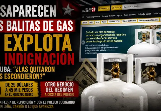¡Volaron en solo horas! SuperMarket23 anuncia que se ha quedado sin balas de gas en Cuba tras anunciar su venta a 29 dólares por cilindro