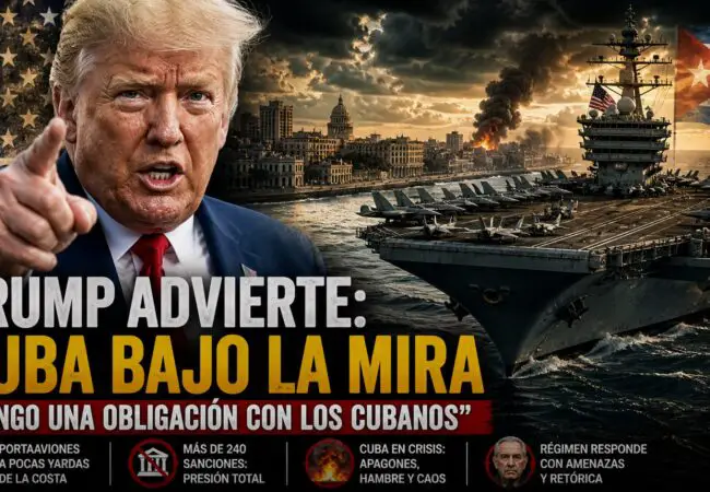 Trump dice que tiene la «obligación» de hacer algo con Cuba en agradecimiento a los cubanos que votaron por él para la presidencia de EEUU