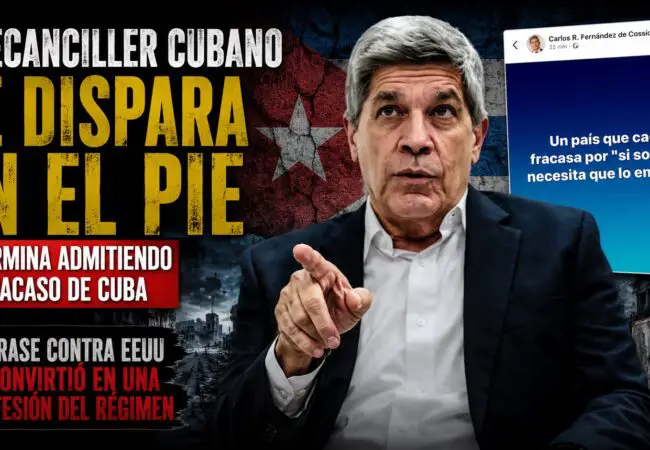Vicecanciller cubano mete pifia en redes sociales diciendo que Cuba «cae o fracasa por si sola» y lo borra minutos después
