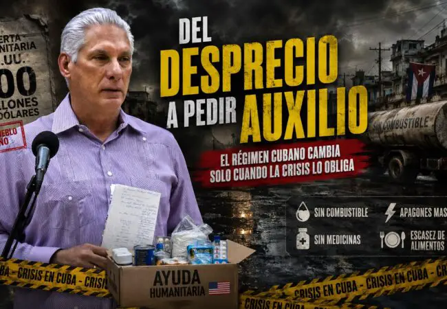 Díaz-Canel acepta ofrecimiento de ayuda humanitaria de 100 millones de dólares de los EE.UU. pero dice que está «fríamente calculado»