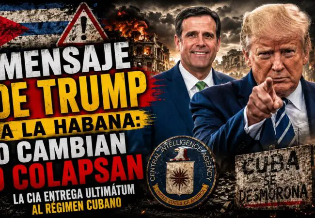 Director de la CIA entregó un mensaje directo de Trump durante su visita a La Habana: habrá diálogo solo si el régimen cambia