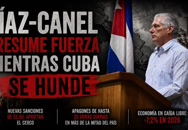 Díaz-Canel quiere vender al mundo la movilización del 1ro de Mayo como una victoria del régimen frente a EE.UU.
