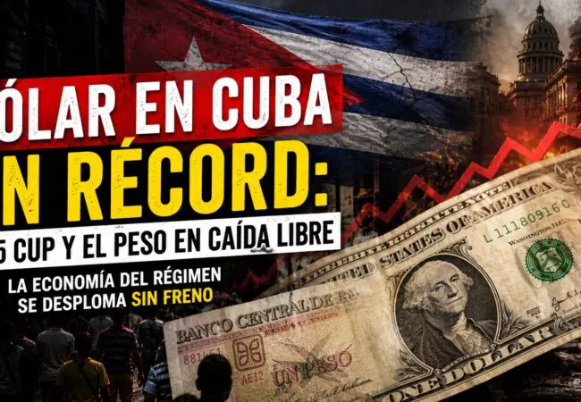 535 CUP por dólar: así se hunde el peso cubano frente al mercado informal