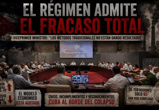 El régimen admite el fracaso total de su modelo económico: ‘Los métodos tradicionales no están dando resultados’