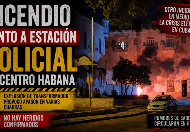Circulan en redes sociales videos de explosiones e incendio en la Estación de Policía de Zanja, en La Habana ¿Qué pasó realmente?