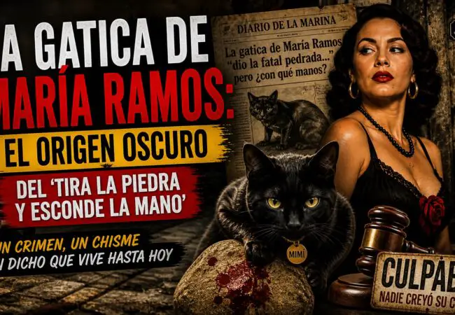 La gatica de María Ramos: el origen oscuro del ‘tira la piedra y esconde la mano’