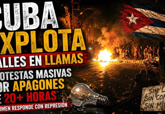 La Habana arde: nuevas protestas sacudieron anoche la capital de Cuba mientras el régimen responde con represión