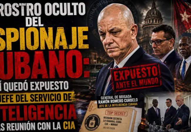 El rostro oculto del espionaje cubano: así quedó expuesto el jefe del servicio de Inteligencia en Cuba tras reunión con la CIA en La Habana