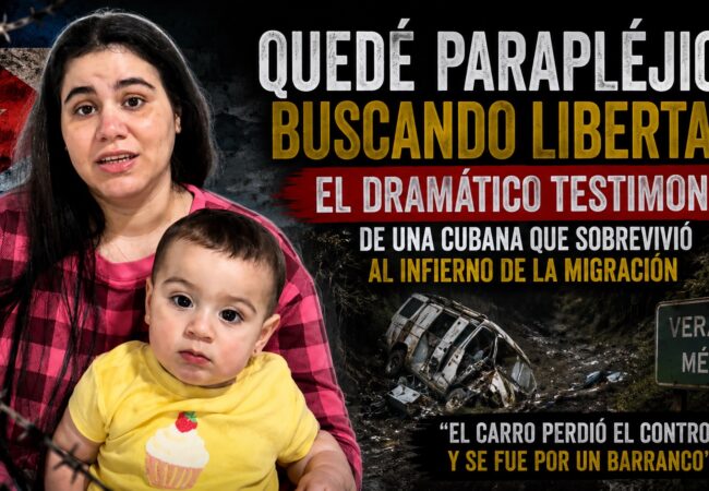 “Quedé parapléjica buscando libertad”: el desgarrador testimonio de una madre cubana que ha conmovido a miles