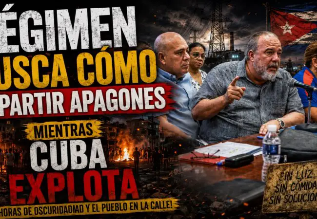 Marrero dice que han escuchado al pueblo tras protestas en La Habana y ordenaron «repartir mejor los apagones» en la capital de Cuba