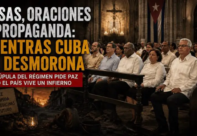 Bruno Rodríguez y la cúpula del Partido Comunista asisten a una misa en la Catedral de La Habana para “orar por la paz en Cuba”