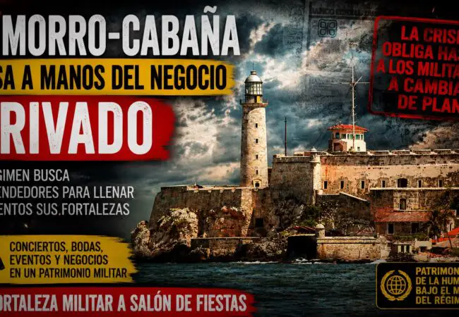 Régimen pone en alquiler para montar negocios privados en el interior del Parque Histórico Militar Morro-Cabaña