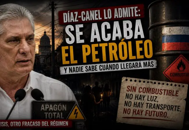 Díaz-Canel confirma el peor escenario: El petróleo ruso se ha acabado y no hay fecha confirmada para un nuevo envío