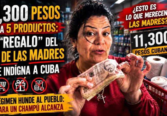 Cubana muestra que pudo comprar de regalos en Cuba con 11 mil pesos cubanos para el Día de las Madres