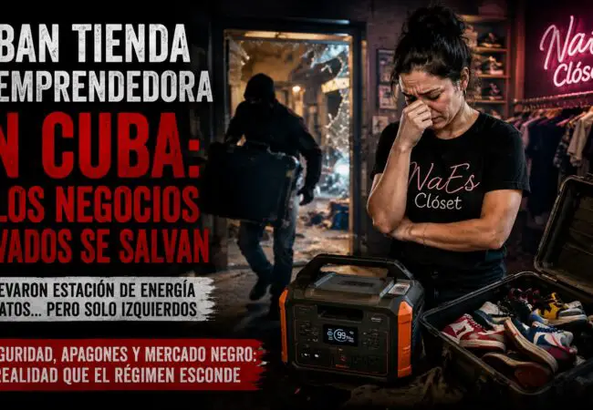 ¿Serán pinareños los ladrones? Roban negocio particular en Matanzas y los rateros se llevaron solo zapatos del pie izquierdo