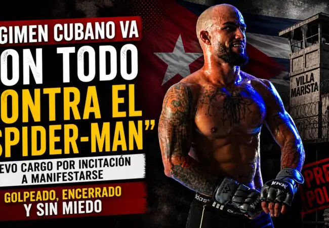 Régimen carga con todo contra “Spider-Man” y le presentan un nuevo cargo por llamar a manifestarse al pueblo cubano