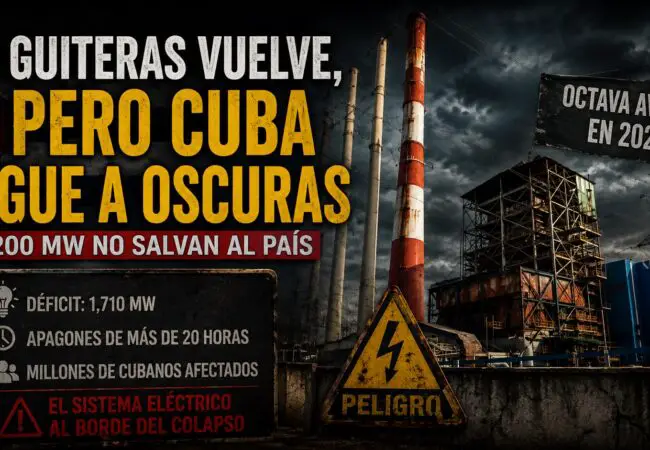 Termoeléctrica Guiteras vuelve a sincronizarse al Sistema Eléctrico Nacional solo horas antes del Día de las Madres ¿seguirán los apagones?