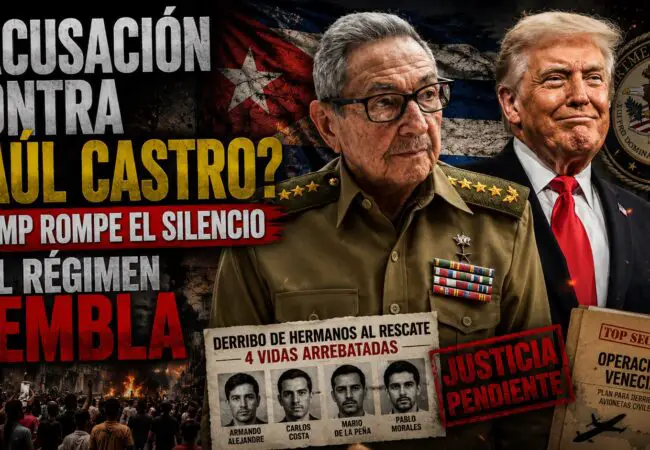 Donald Trump se pronuncia sobre posibilidad de poner cargos criminales contra Raúl Castro: «Dejaré que la justicia hable»