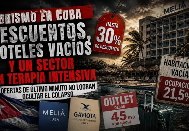 Hoteles de Meliá y Gaviota en Cuba ponen a la venta a precio de cochino enfermo las habitaciones de hoteles ante la caída del turismo